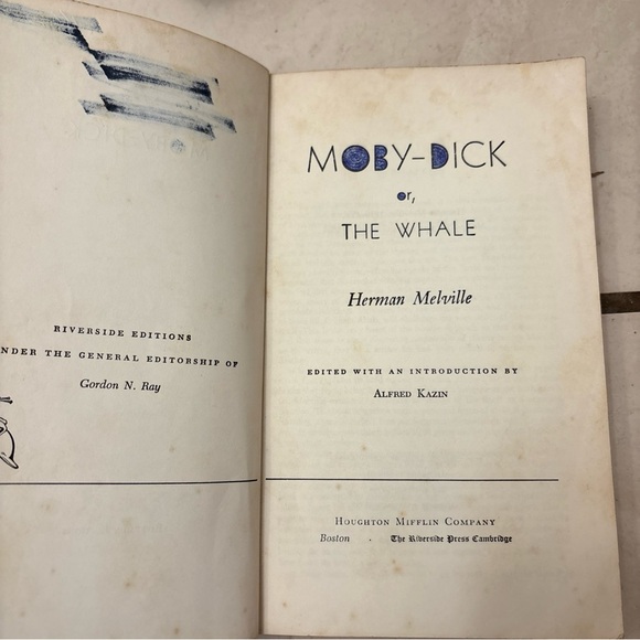 Vintage Moby Dick By Herman Melville, 1956, Paperback - Picture 6 of 7